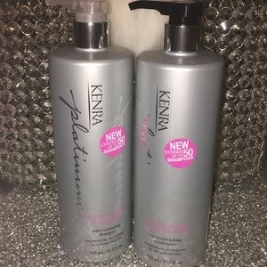 Kendra Platinum Color Charge Shamp/Cond-jumbo sizes